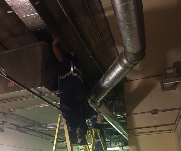 Momentum Mechanical HVAC ductwork installation