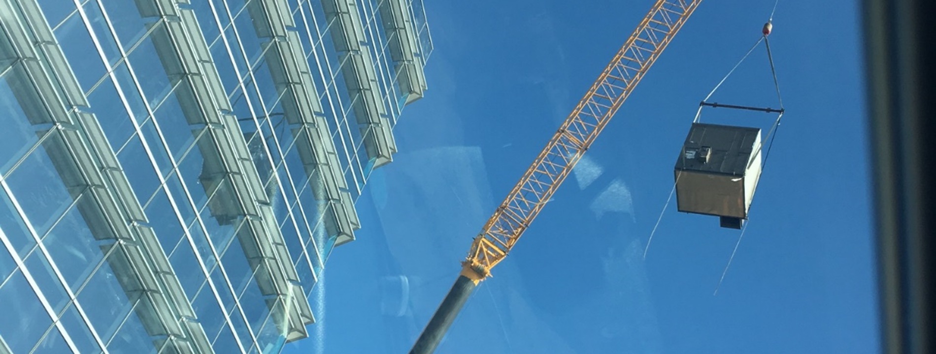 Commercial HVAC installation