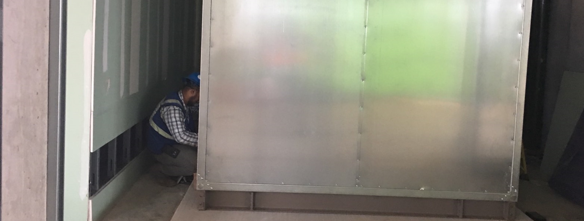 DFW Airport Terminal B Commuter Rail Station HVAC project